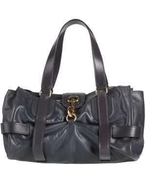 Chloé Simple Large Leather Bag - Black