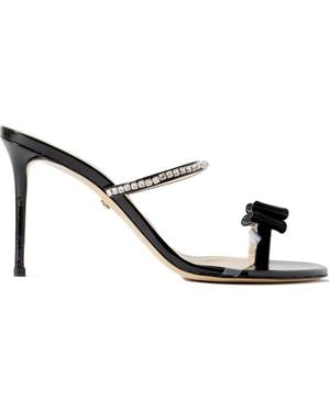 Mach & Mach 95Mm Strappy Sandals - Metallic