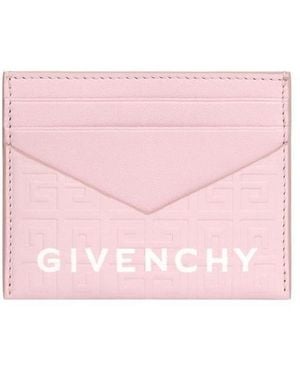 Givenchy G Cut Card Holder - Pink