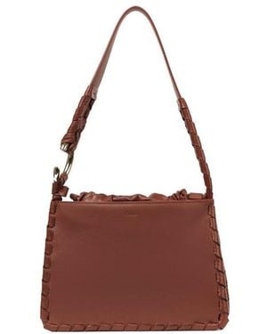 Chloé Chloé Mate Multi-Gusset Shoulder Bag - Red
