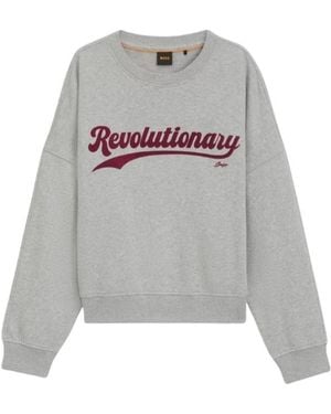 BOSS Long-Sleeve Sweatshirt - Grey