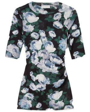 Stella McCartney Floral Mesh Top - Green