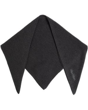 Max Mara Knitted Scarf - Black