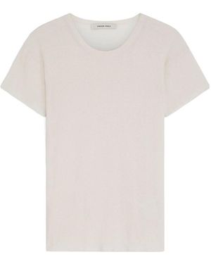 Phoebe Philo Ribbed Crew-Neck T-Shirt - White