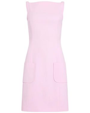 Patou Pocket Strap Mini Dress - Pink