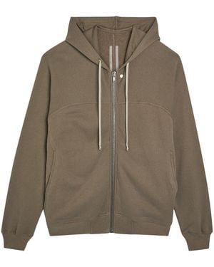 Rick Owens Full-Zip Hooded Jacket - Grey