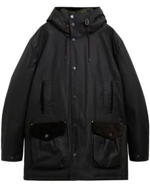 Barbour Winter Beaufort Waxed Parka - Black