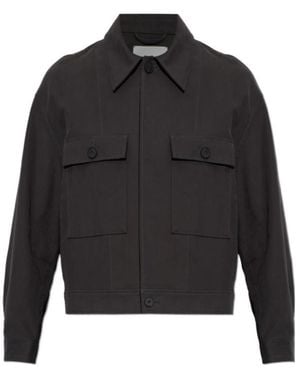 Studio Nicholson Collared Casual Jacket - Grey