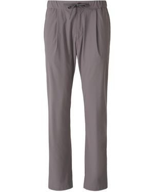 Herno Straight-Leg Drawstring Trousers - Grey