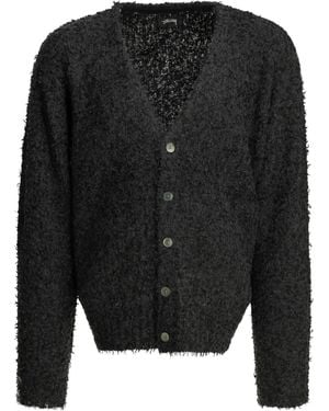 Stussy Stüssy Textured Button-Up Cardigan - Black