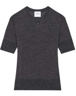 Courreges Short-Sleeves T-Shirt - Black