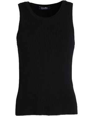 Max Mara Lightweight Knit Vests - Black