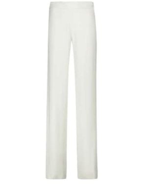 Jil Sander High-Rise Wide-Leg Trousers - White