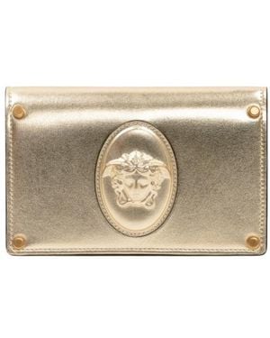 Versace Lou Clutch Bag - Natural