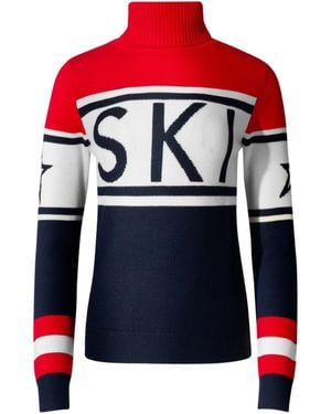 Perfect Moment Schild Jacquard Knitwear - Red