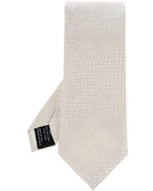 Tom Ford Geometric Silk Tie - White