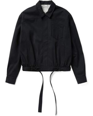 1989 STUDIO Belted Shirt Jacket - Black