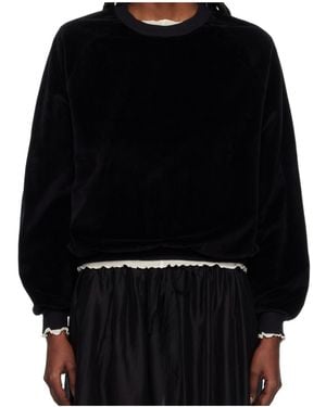 Baserange Crew Neck Sweatshirt - Black