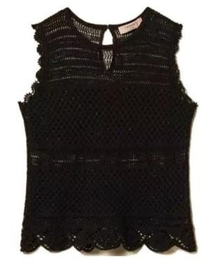 Twinset Sleeveless Top - Black
