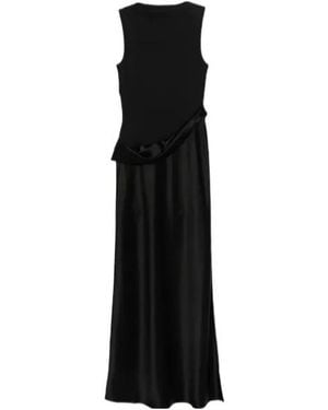 Nanushka Draped Maxi Dress - Black