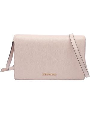 Michael Kors Logo Lettering Jet Set Medium Crossbody Bag - Pink