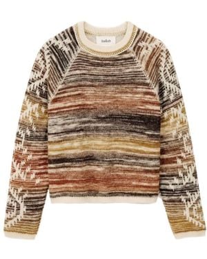Ba&sh Clodie Patterned Knitwear - Natural