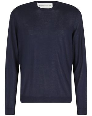 Roberto Collina Mya Crew-Neck Knitted Jumper - Blue