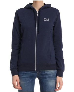 EA7 Logo Details Casual Jacket - Blue