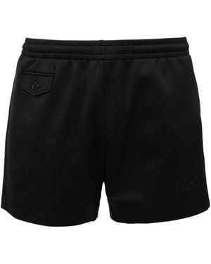 MM6 by Maison Margiela Elastic Waist Shorts - Black