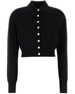 Sportmax Cropped Button-Down Cardigan - Black