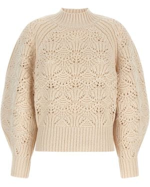 Zimmermann Hypnotic Cable Knit Jumper - Natural