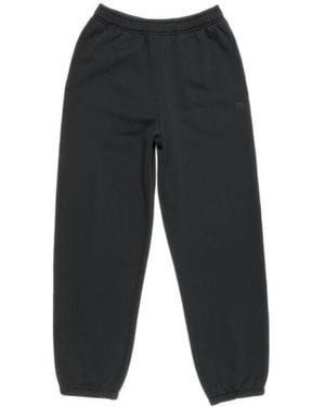 Acne Studios Logo-Embroidered Joggers - Grey