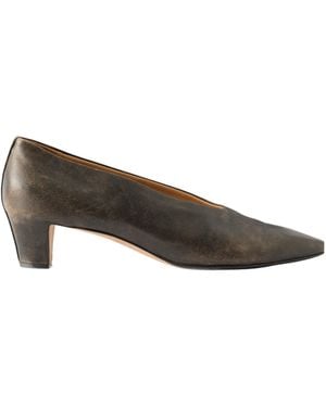Calvin Klein Bri Leather Pumps - Brown