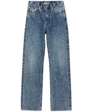 JW Anderson Faded Straight-Leg Jeans - Blue