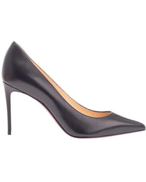 Christian Louboutin Pointed Toe Slip-On Court Shoes - Blue