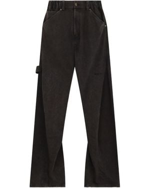 we11done Cargo Trousers - Black