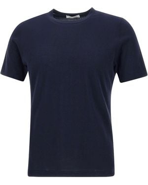 Kangra Cashmere Cotton T-Shirt - Blue