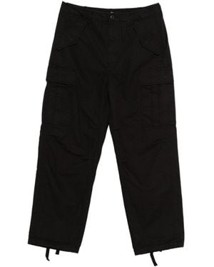 Stussy Casual Trousers With Belt Loops - Black