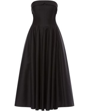 Alberta Ferretti Sleeveless Dress - Black