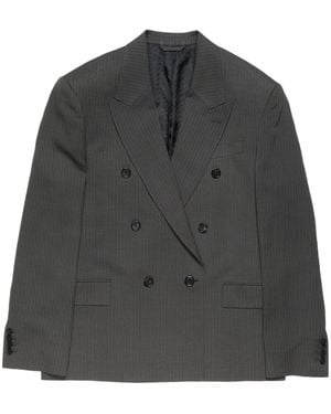 Acne Studios Double-Breasted Suit Jacket - Grey