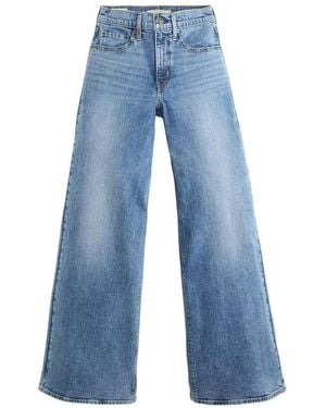 Levi's High Rise Wide Leg Jeans - Blue