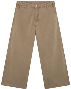 ERL Casual Trousers With Belt Loops - Brown