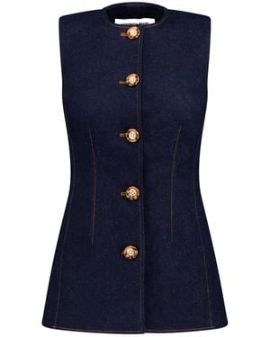 Veronica Beard Jessup Vest - Blue