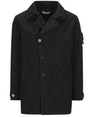 Stone Island Logo Patch Padded Jacket - Black
