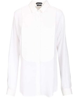 Tom Ford Long-Sleeved Shirt - White