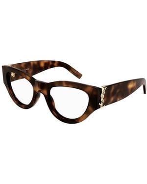 Saint Laurent Eyewear Cat Eye Frame Glasses - White