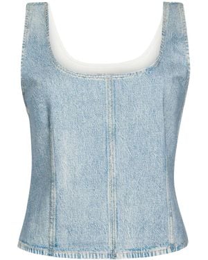 Rag & Bone Plain Color Tops - Blue
