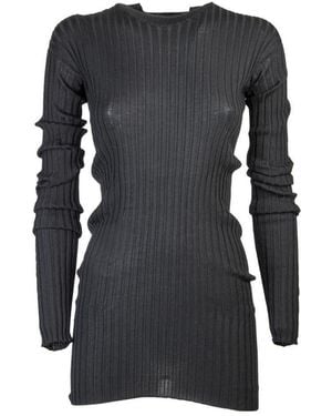 Bottega Veneta Ribbed Knit Jumper - Black