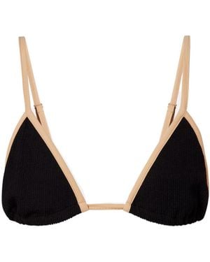 Johanna Ortiz Playa Del Río Bikini Top - Black