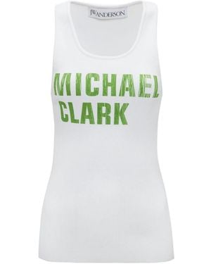 JW Anderson Michael Clark Tank Top - White